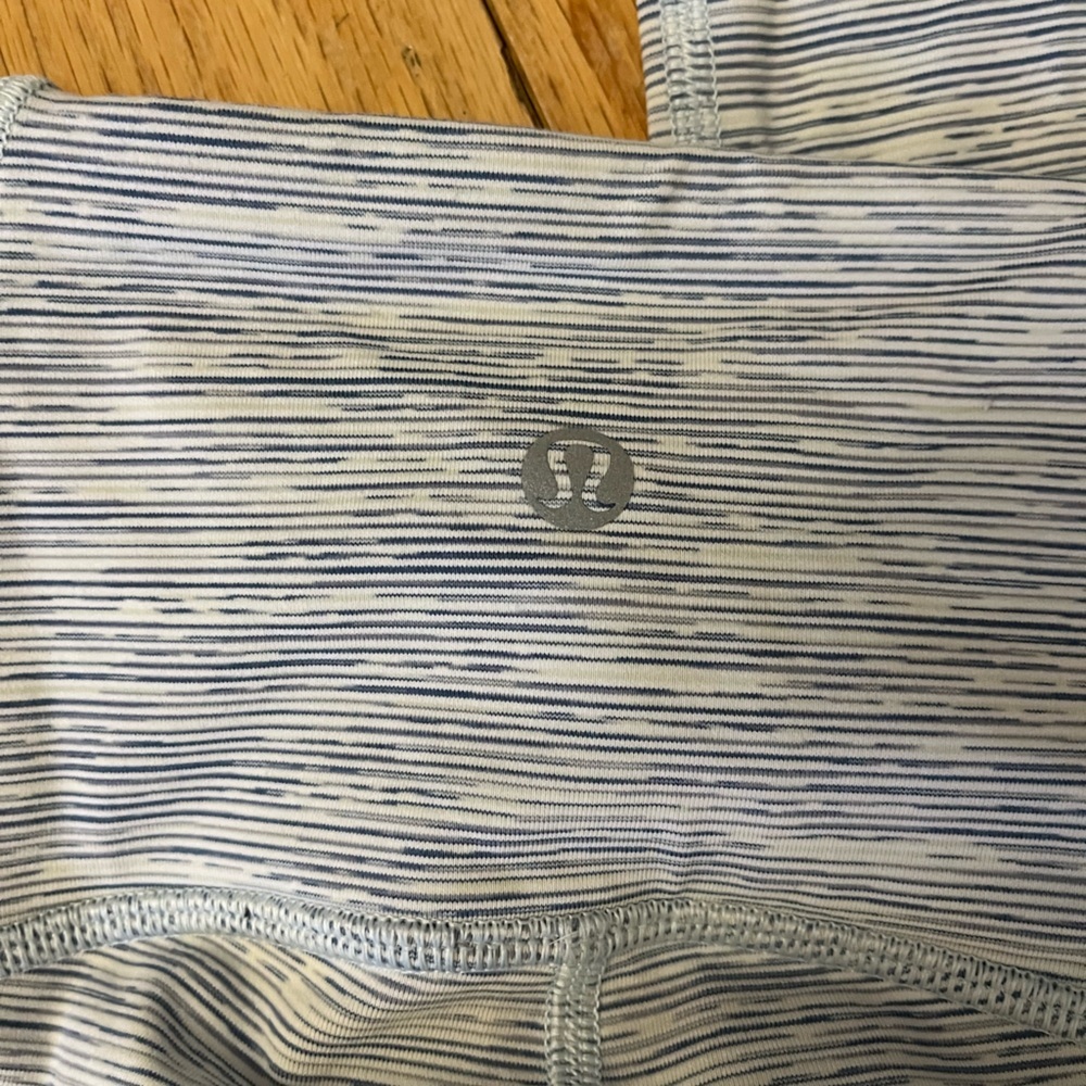 Lululemon Train Times Pant 25 Inch Wee Are From Space Blue Size 6 - Picture 5 of 7